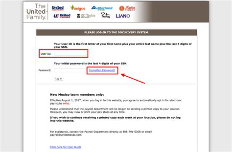 Enter your Username and Password and click on Log In ; Step 3. . Www doculivery comm unitedfamilypayroll
